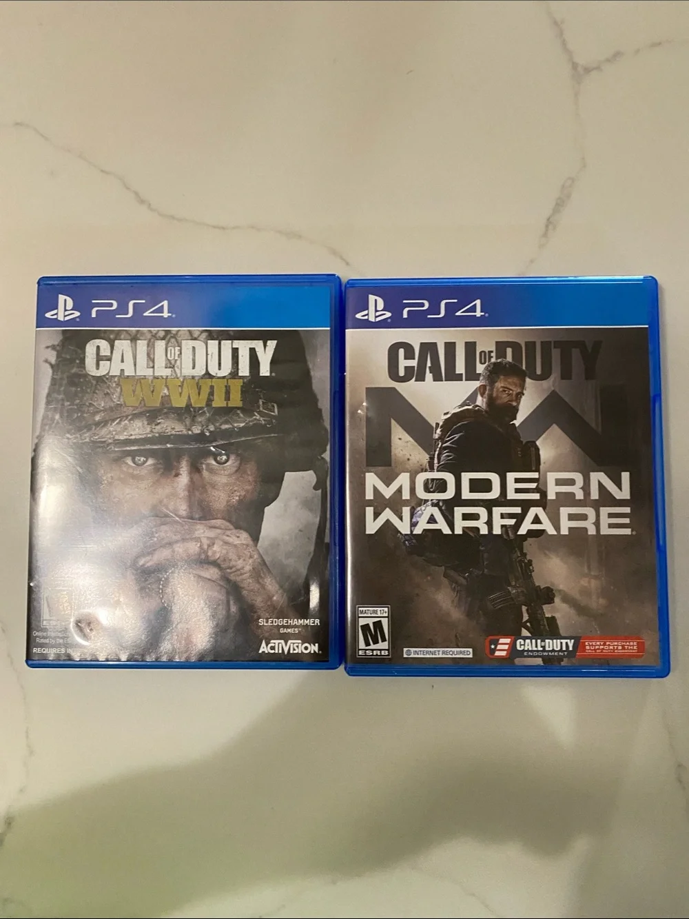 Call of Duty: Modern Warfare & WWII Bundle - PS4 - Like New